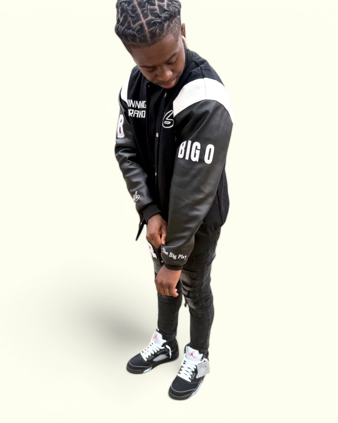 Black and White Varsity Jacket