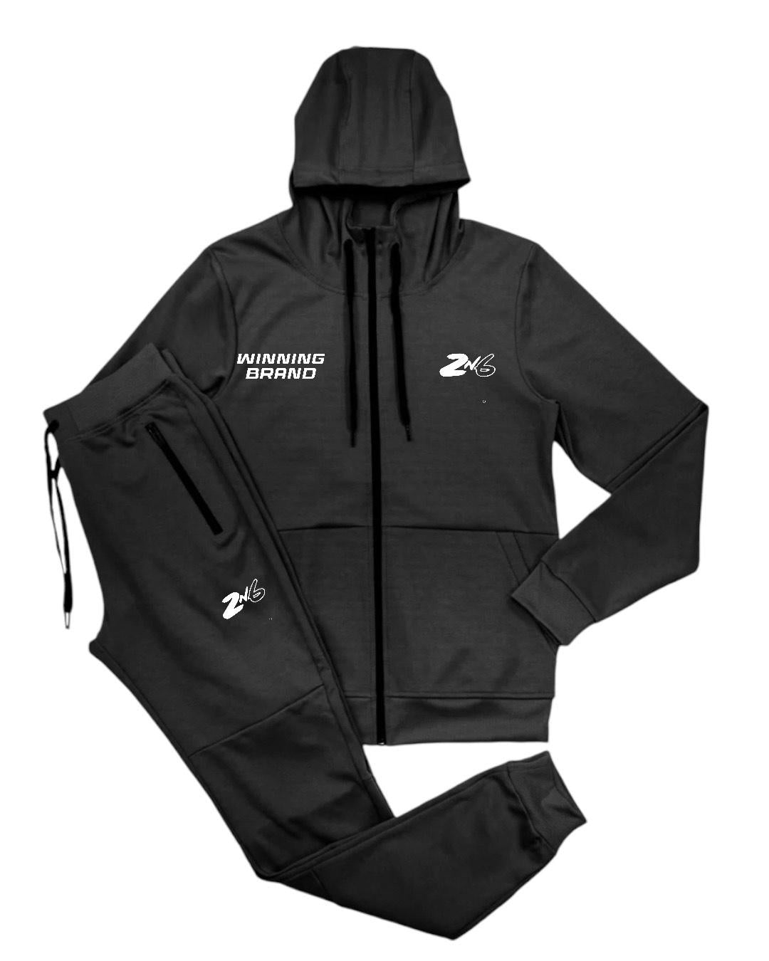 Black Winning Brand Sweatsuit