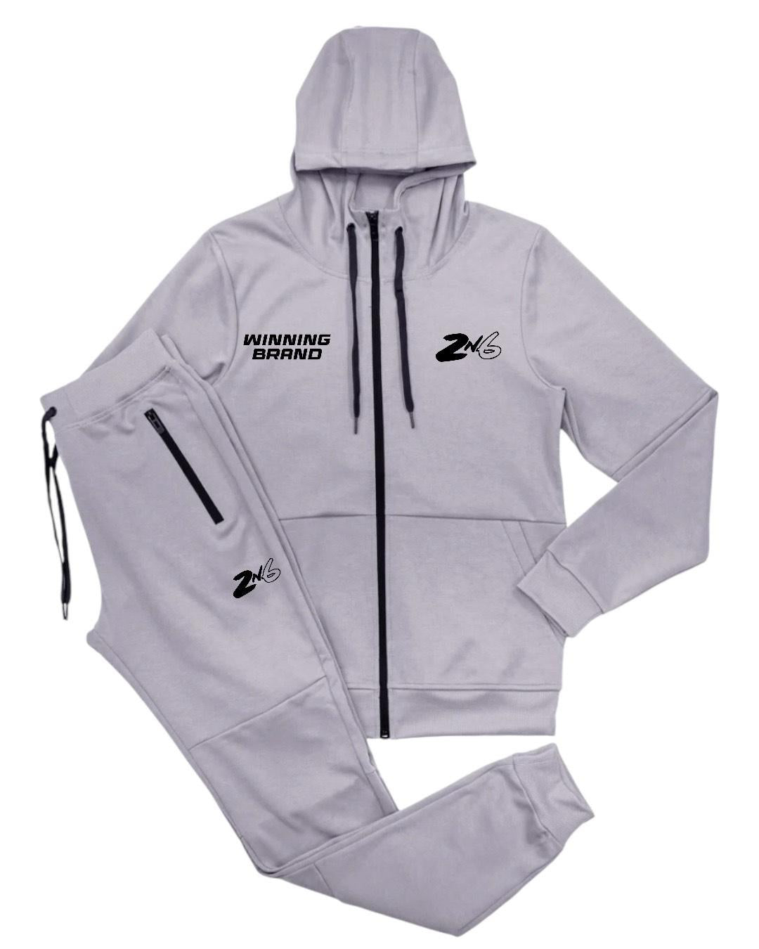 Grey Winner Brand Sweatsuit