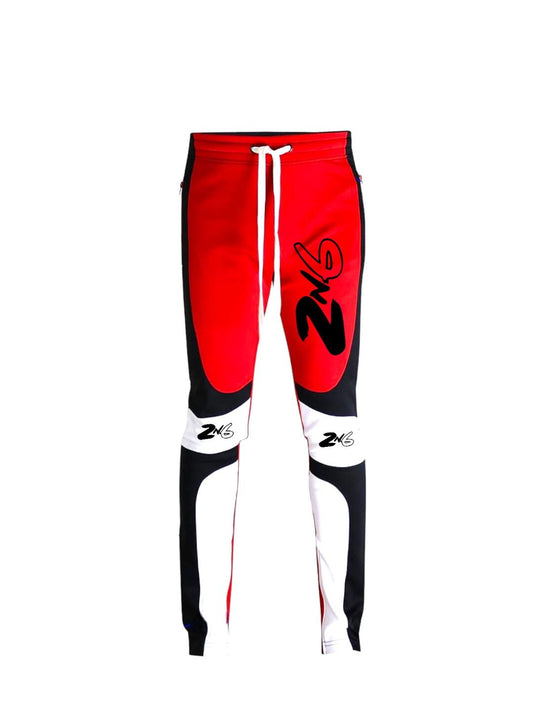 2n6 Red Sport Track Pants